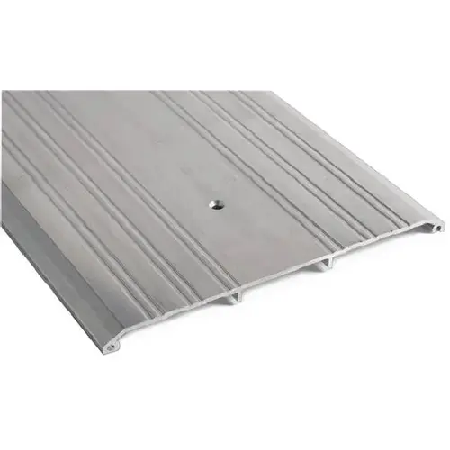 48" Saddle Threshold Clear Anodized Aluminum Finish